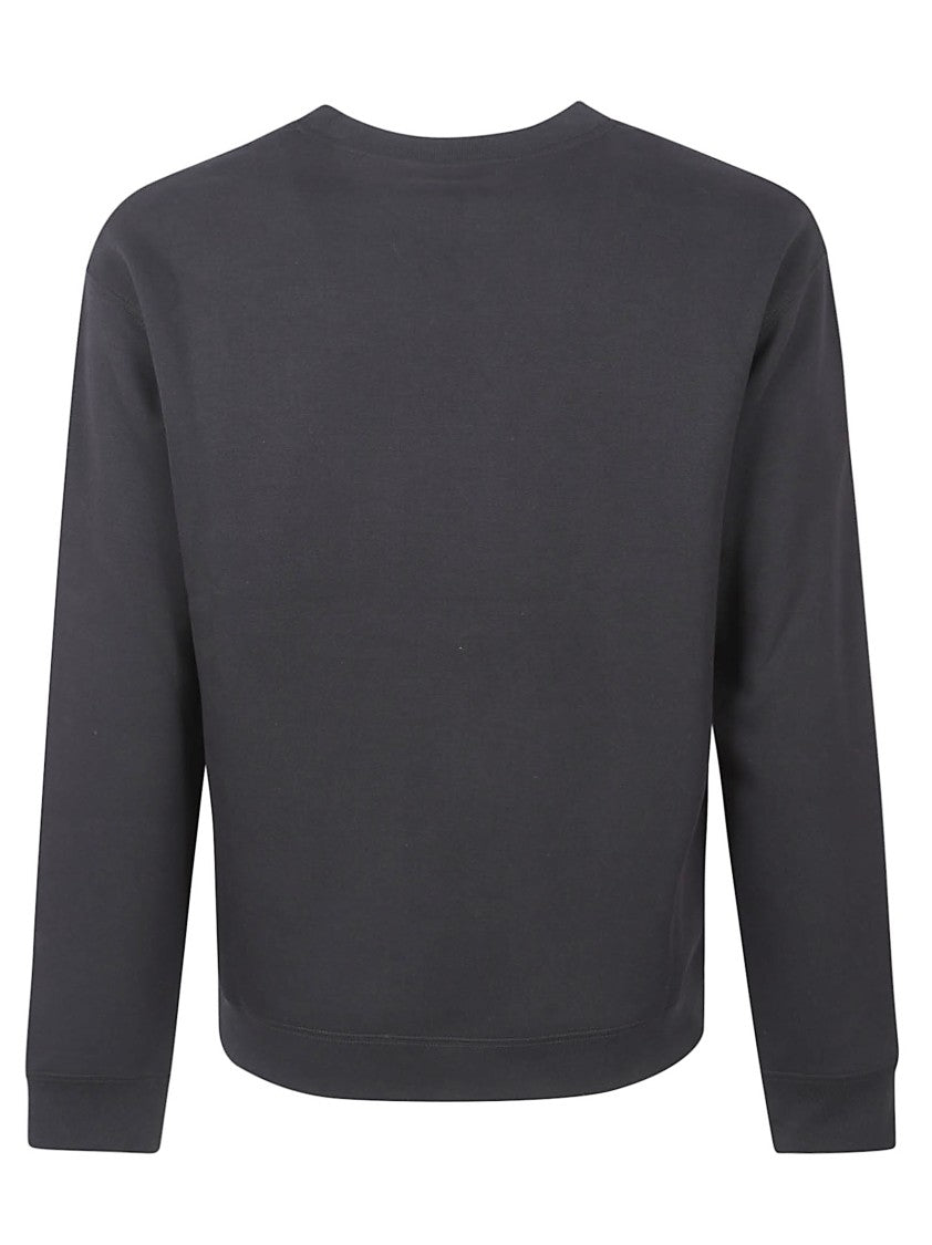 Valentino Garavani Minimalist Black Sweater With Crew Neckline