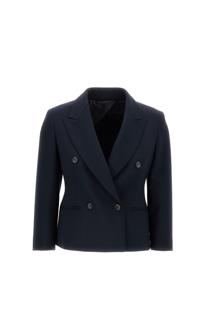 Max Mara Double-Breasted Cropped Jacket