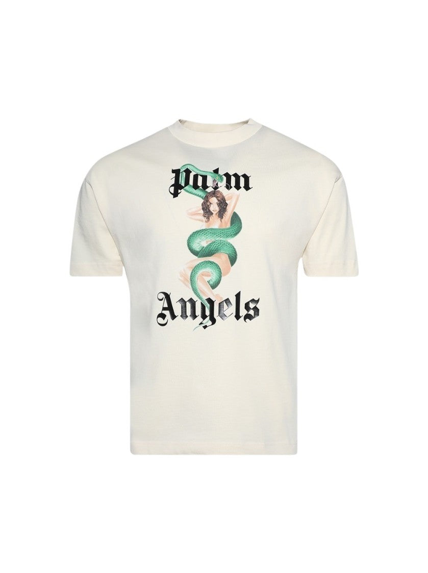 Palm Angels Ivy Pin Up Tee Ivory