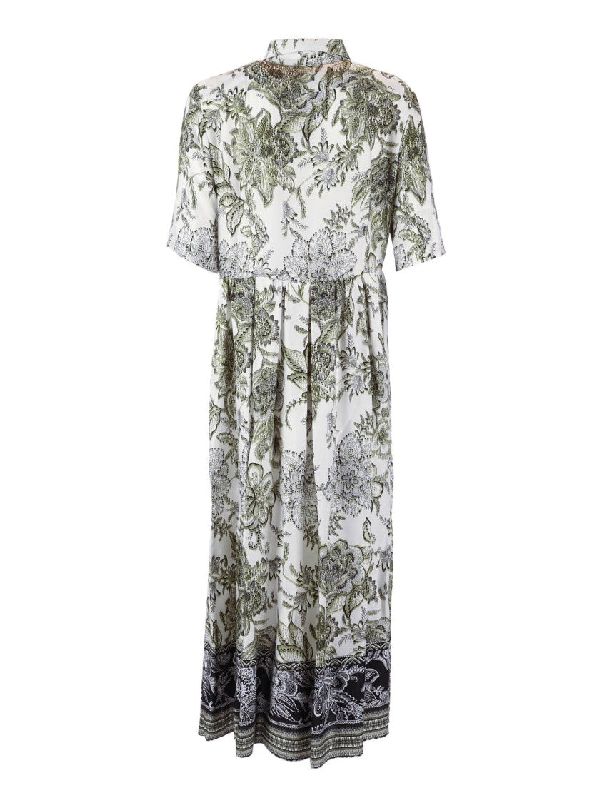 Fay Knee Length Floral Chemisier Day Dress