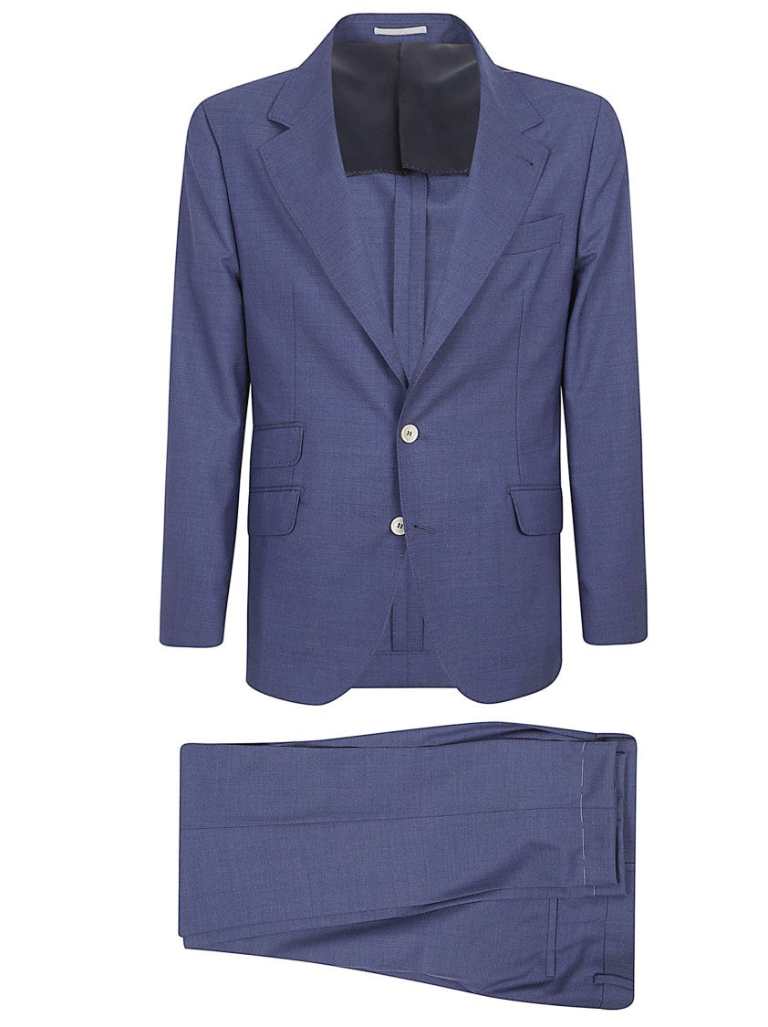 Brunello Cucinelli Tailored Blue Two-Piece Suit