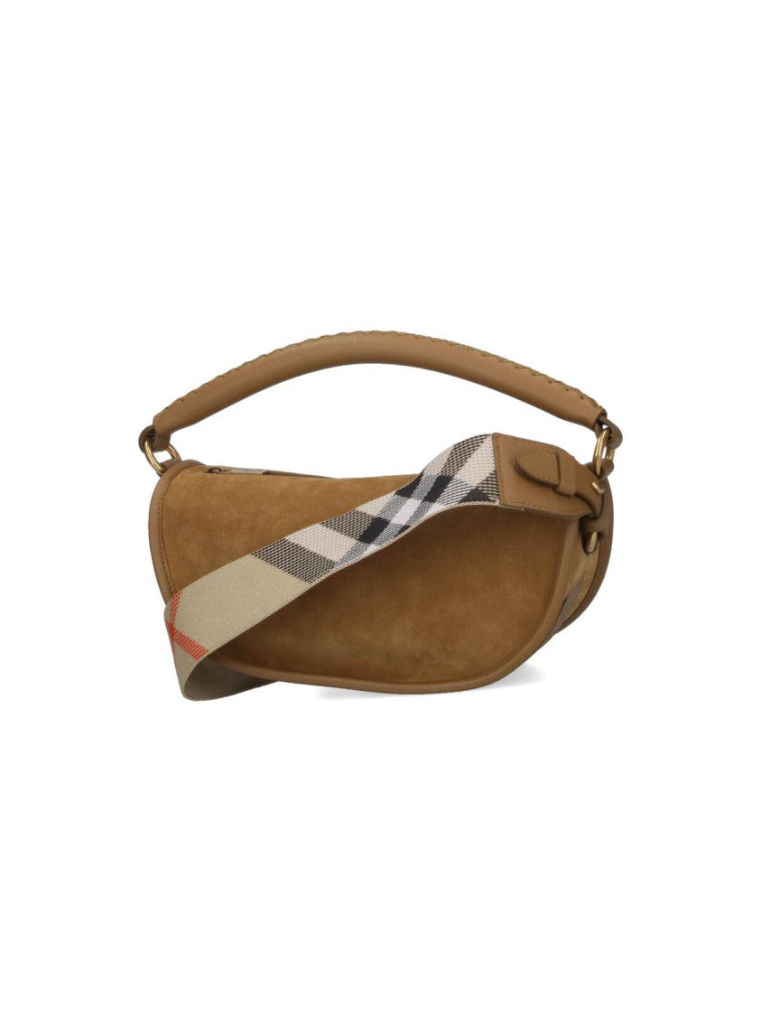 Burberry "B Clip" Shoulder Bag Brown