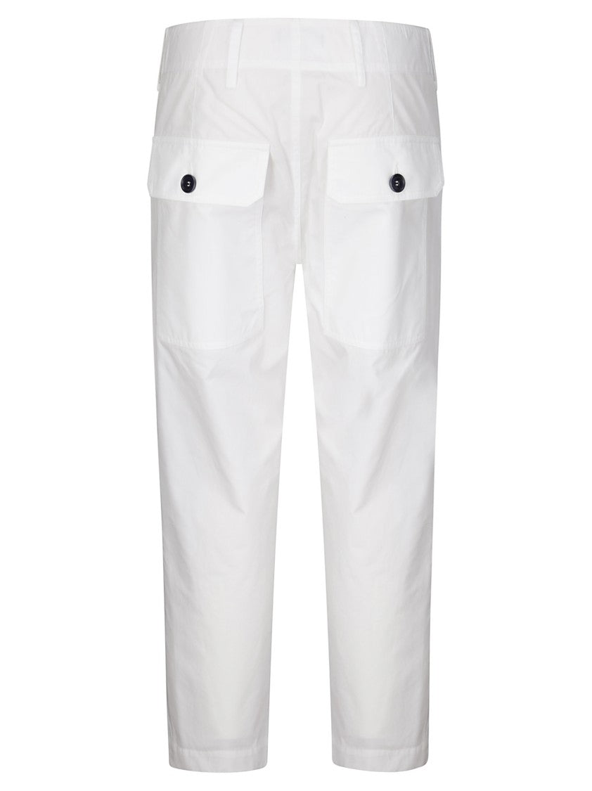 Jejia Straight Leg Trousers With Vertical Stripes