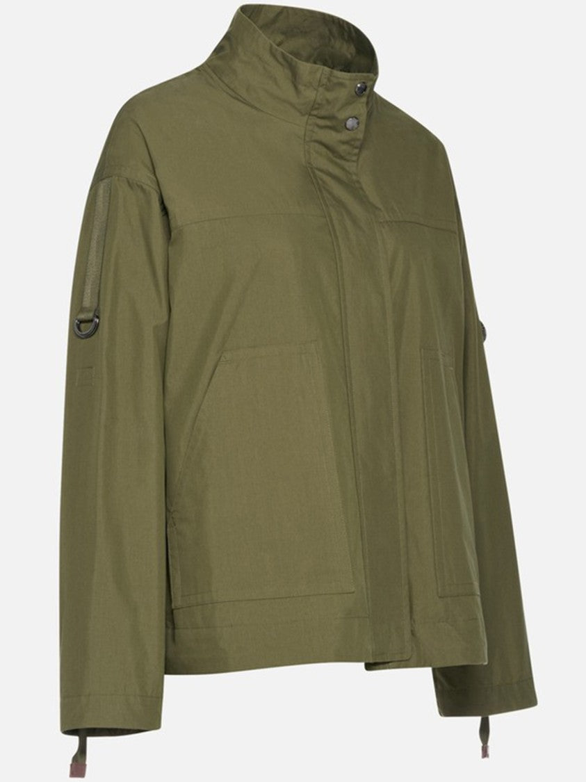 Geox Naileen Cropped High Stand Collar Jacket
