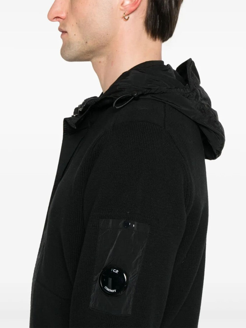 C.P. Company Full-Zip Cotton Hoodie With Textured Finish