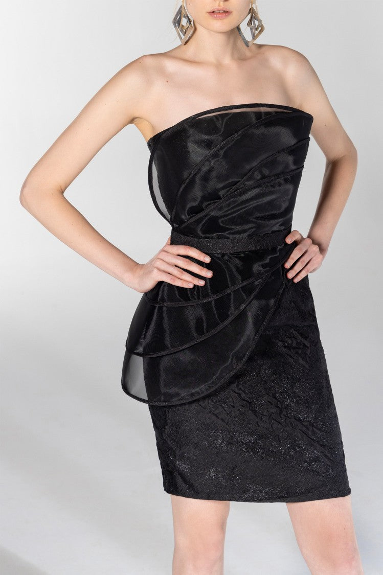 Saiid Kobeisy Brocade Short Dress