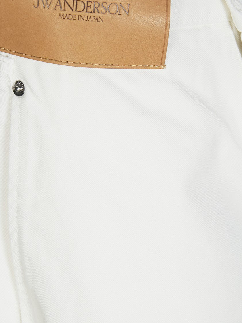 J. W. Anderson High-Waisted Utility Wide-Leg Workwear Jeans