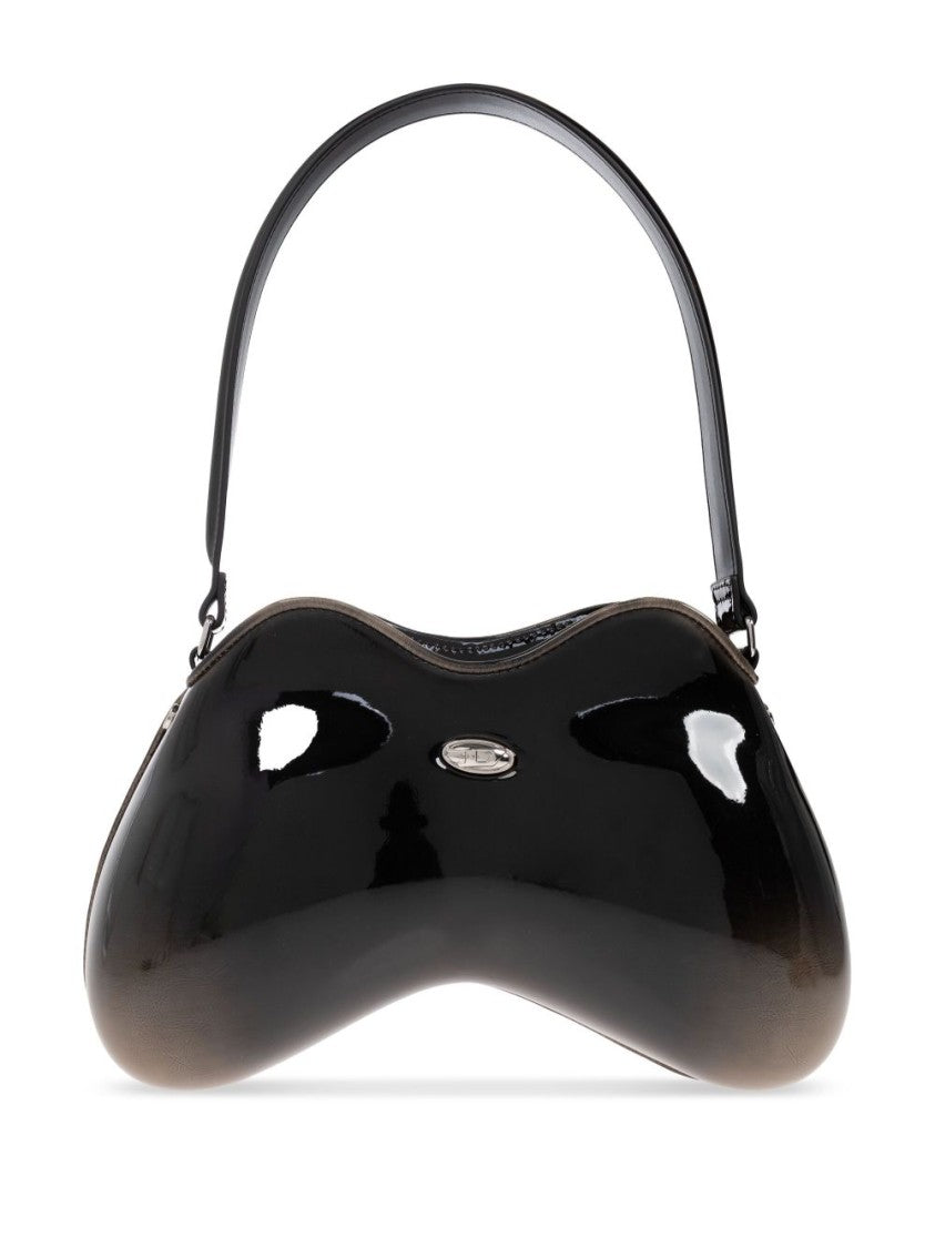 Diesel Sculptural Red Polyurethane Shoulder Bag