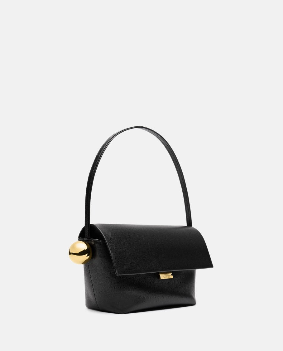 Jacquemus Le Rond Carre Leather Shoulder Bag