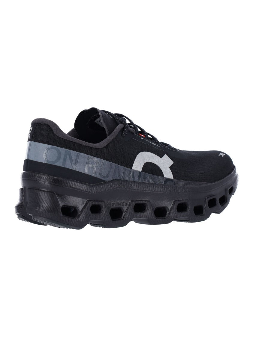 On Black Cloudmonster Fabric Sneakers