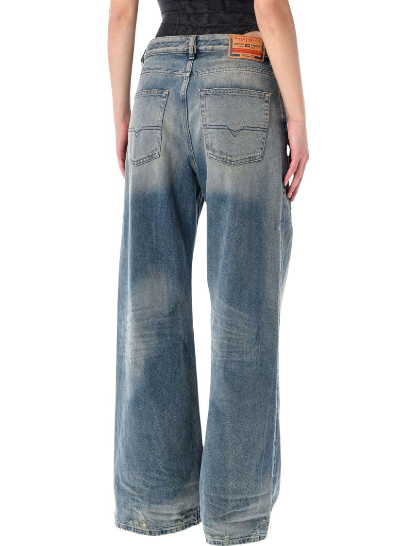 Diesel Dire Relaxed Oversize Denim Jeans