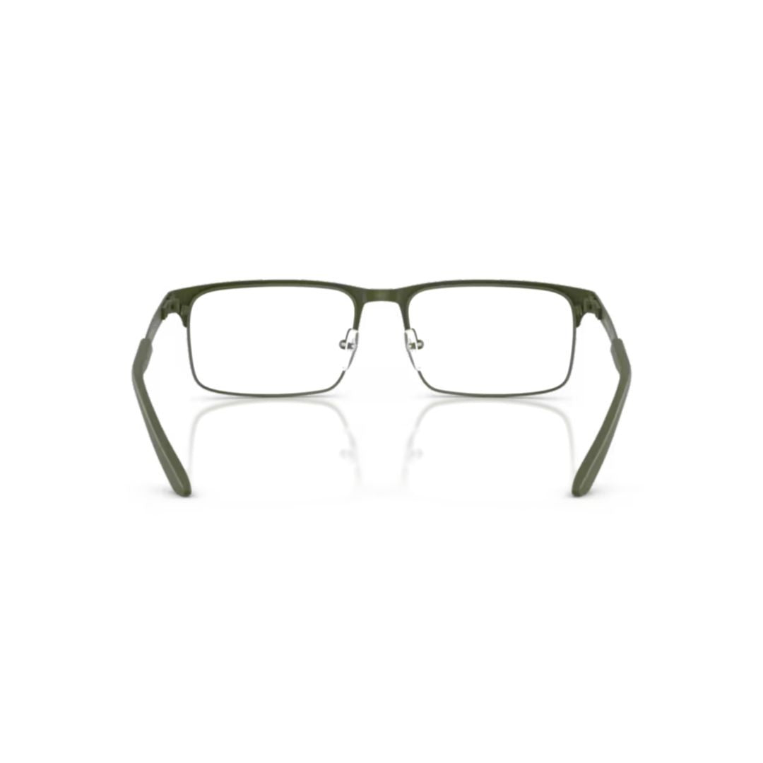 Emporio Armani 1170 Vista Rectangular Metal Frame Sunglasses With Adjustable Nose Pads