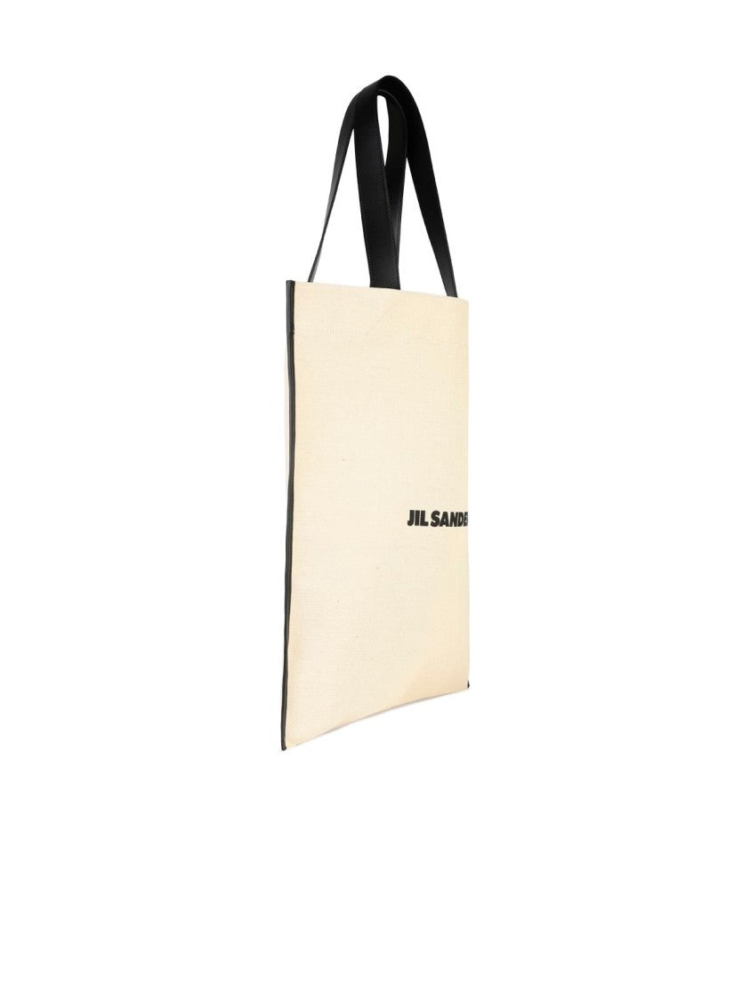 Jil Sander Beige Tela Shopping Bag