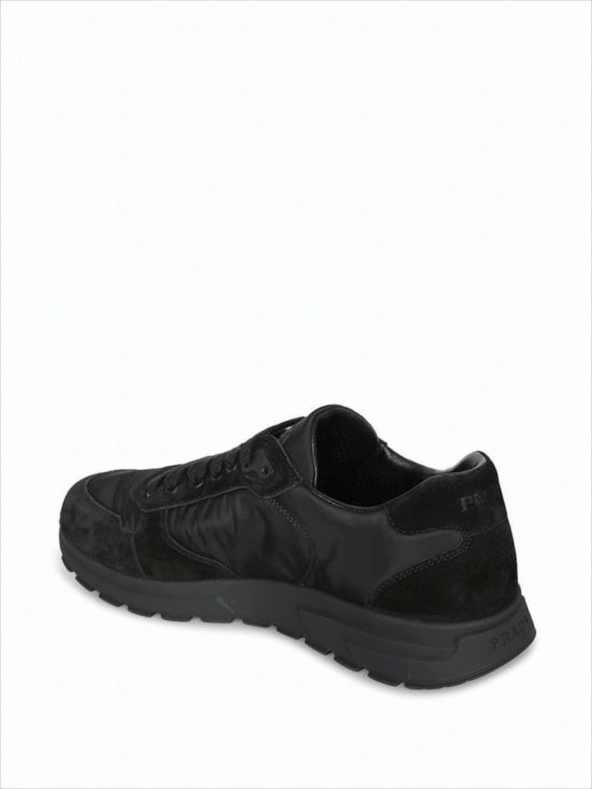 Prada Low-Top Sneaker With Recycled Polyamide