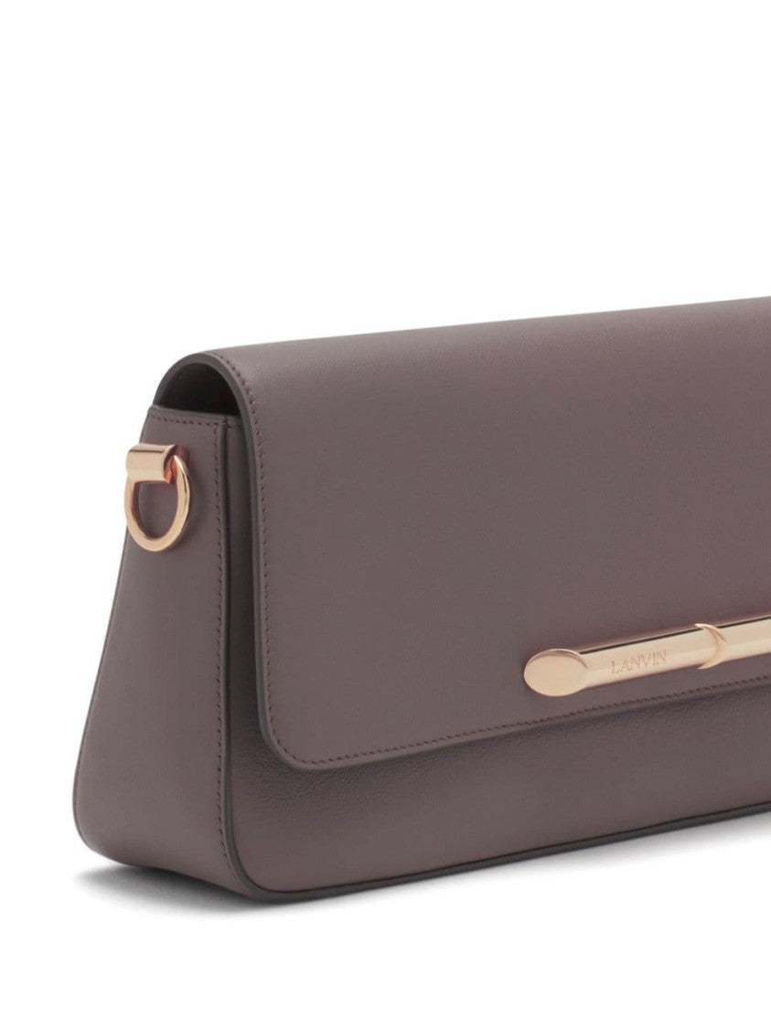 Lanvin Ochre Brown Leather Bag