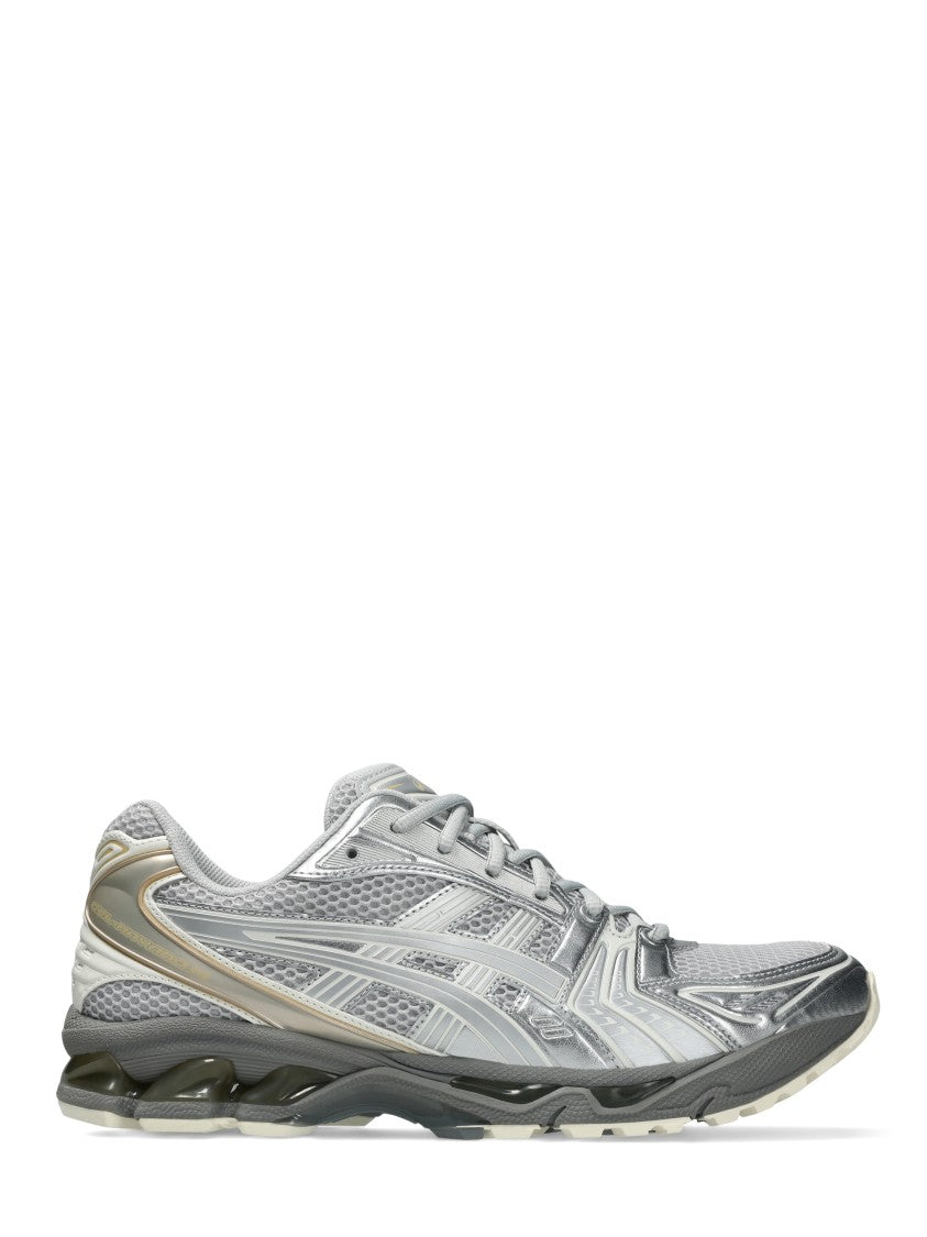 Asics Futuristic Sneakers With Gel Cushioning And Gold Accents