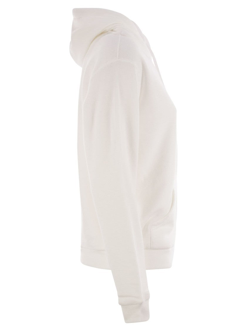 Polo Ralph Lauren Hip-Length Zip Hoodie With Drawstring Hood