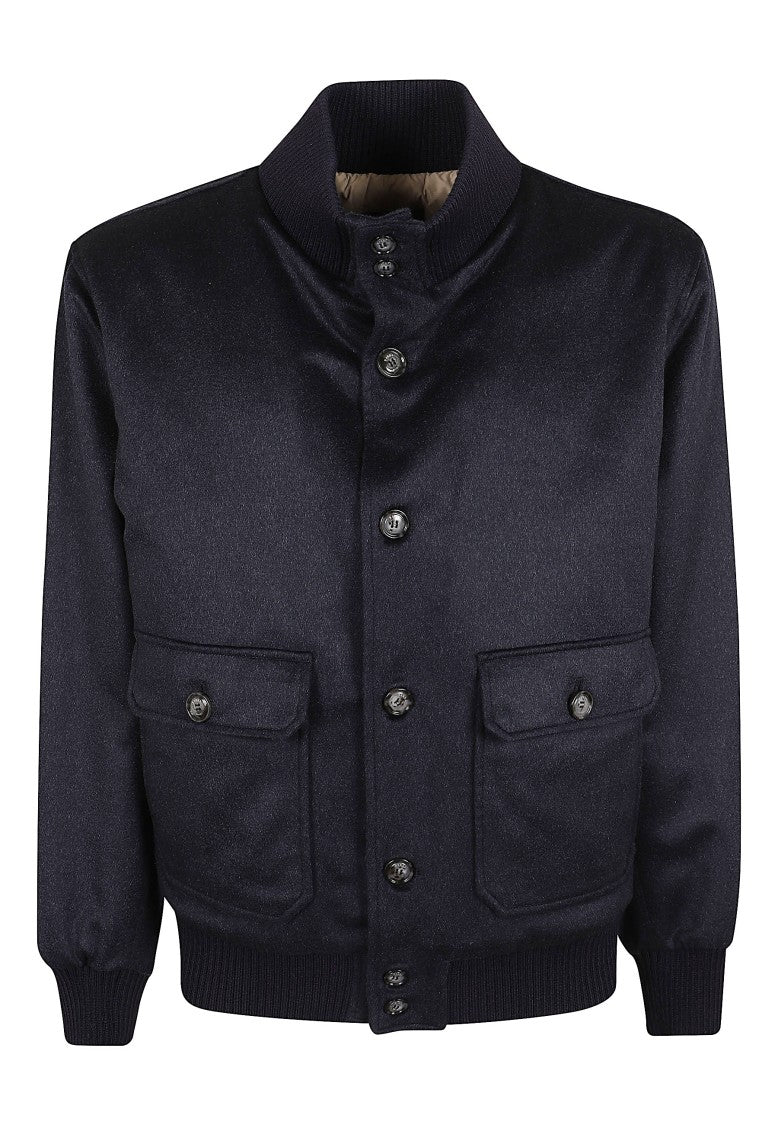 Barba Napoli Vermont Ws Wool Bomber Jacket