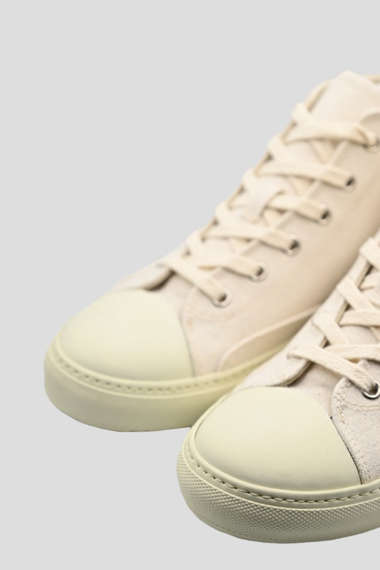 Lardini Terzini Black & Beige Canvas Sneakers