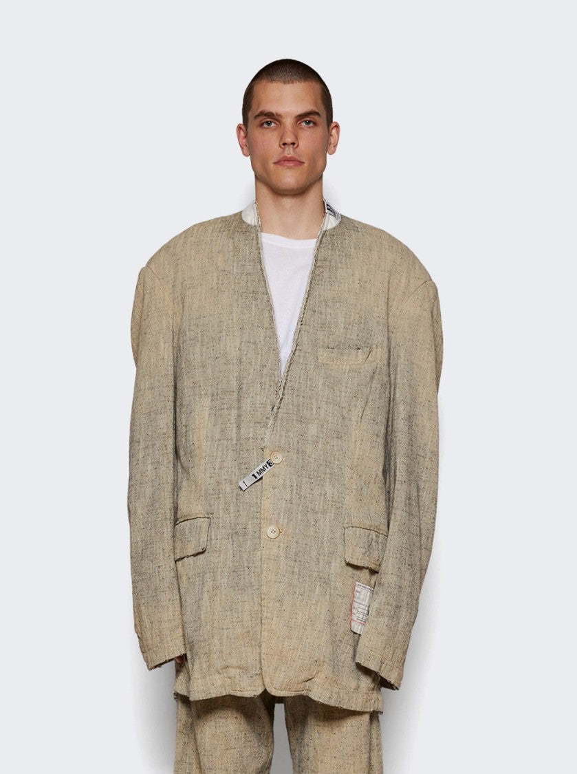 Maison Mihara Yasuhiro Slub Nep Tweed Blazer