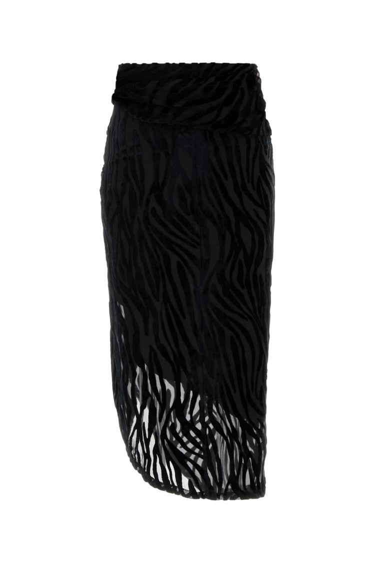 Isabel Marant Black Tulle Cristie Skirt