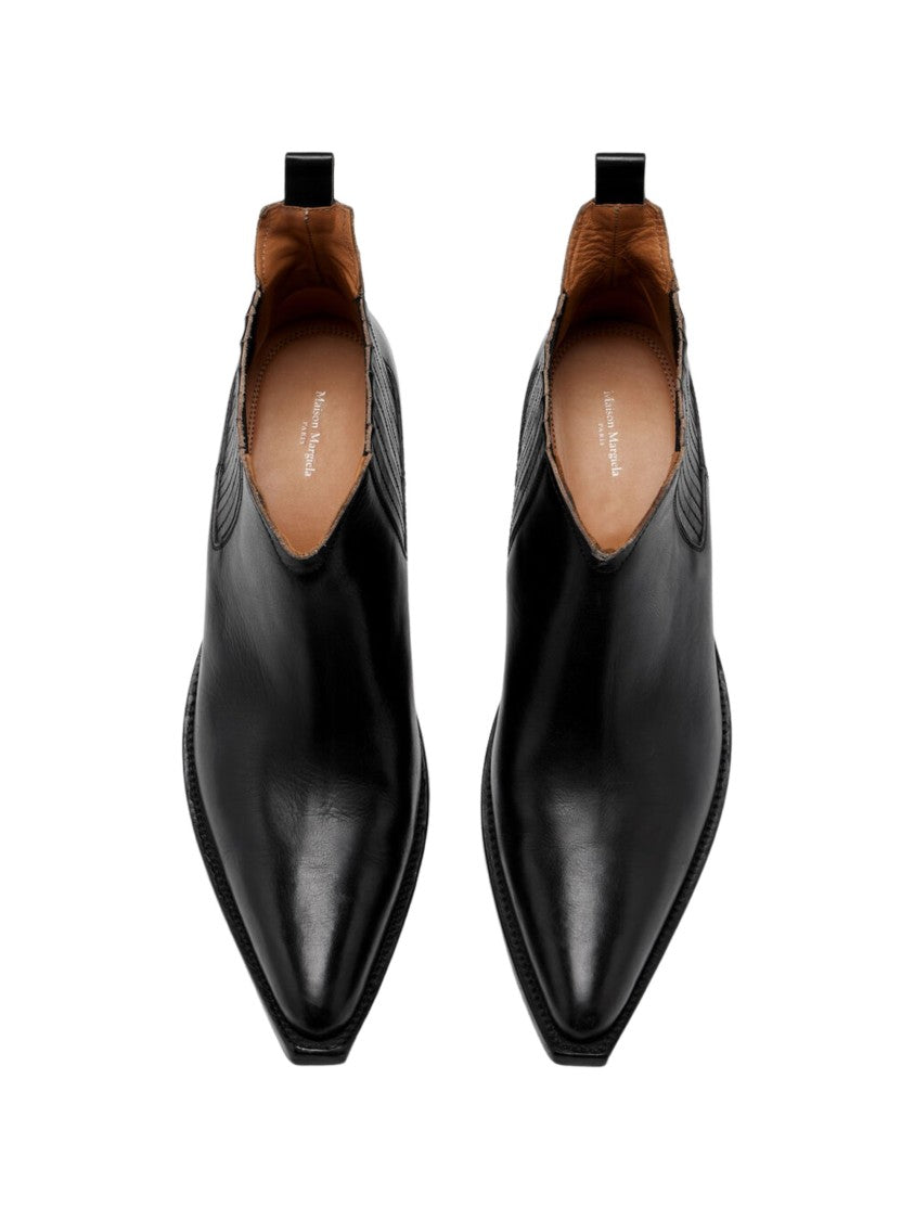 Maison Margiela Heel-Less Black Western Chelsea Boots