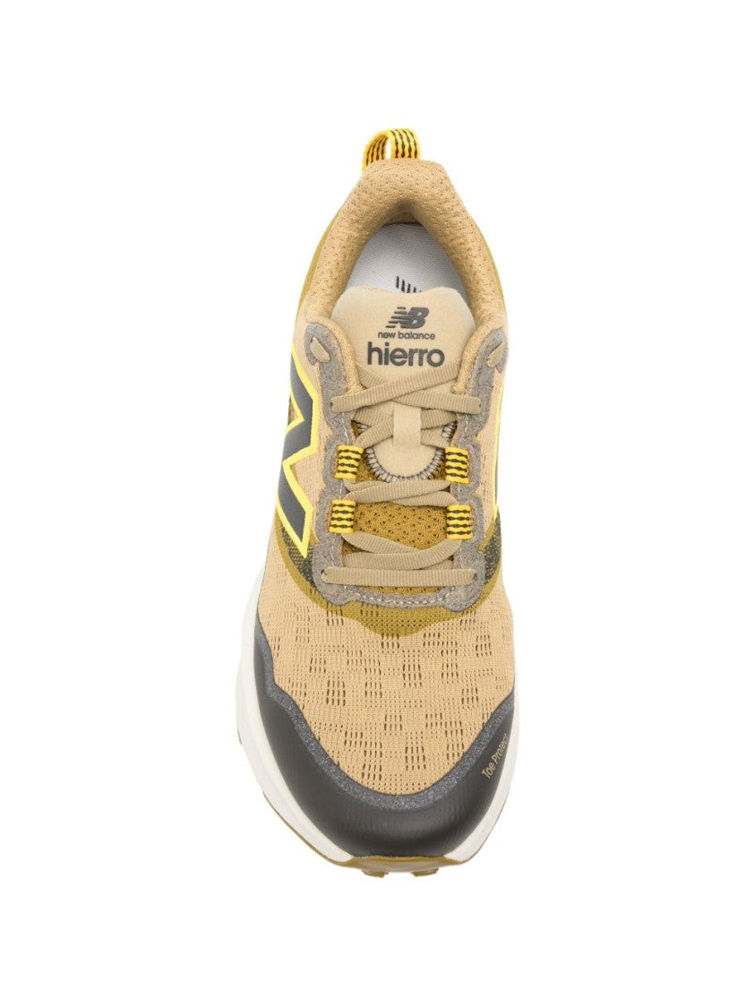 New Balance Beige Mesh Grey Accent Low-Top Sneakers