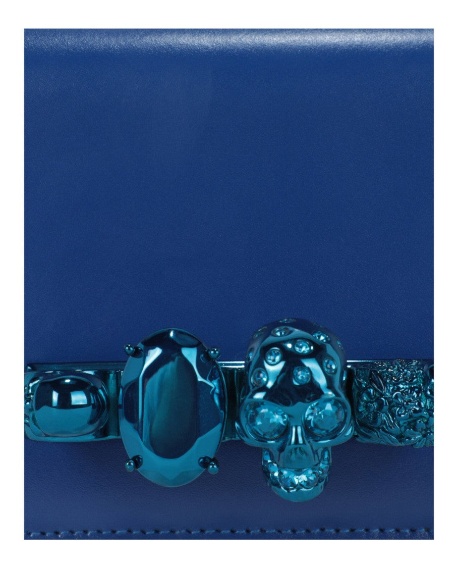 Alexander Mcqueen Mini Jeweled Knuckle Shoulder Bag