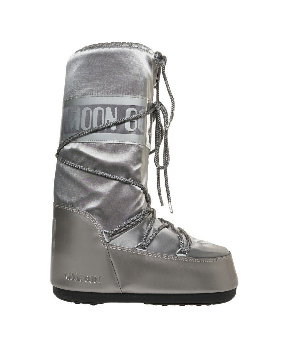 Moon Boot Water-Repellent Ankle Boots With Lace Closure