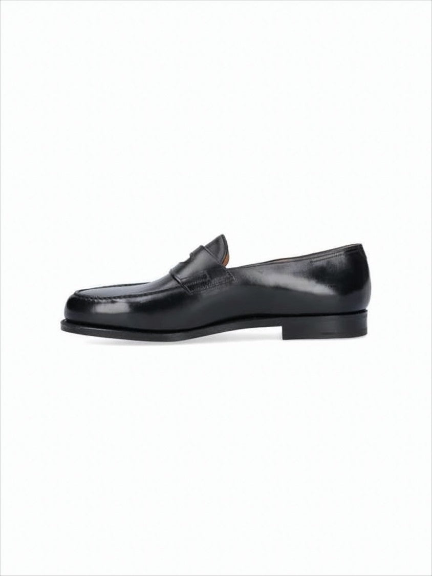 John Lobb Polished Leather Loafer