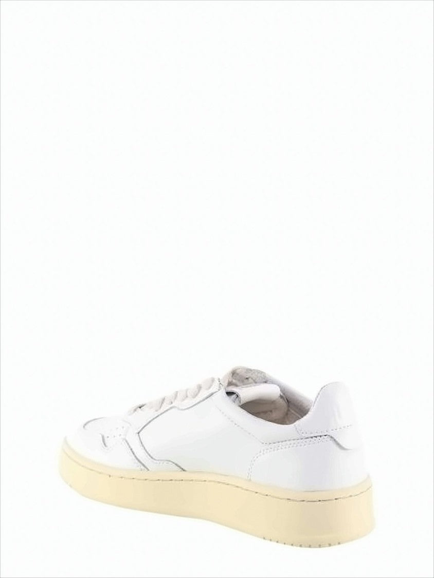 Autry Smooth Leather Low-Top Sneakers With Perforated Detailing