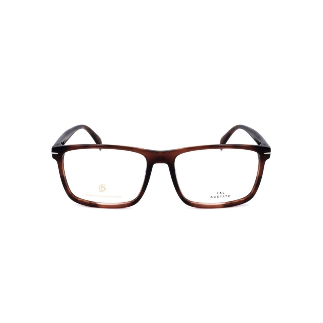 David Beckham Db 1020 Rectangular Tortoiseshell Acetate Eyeglasses