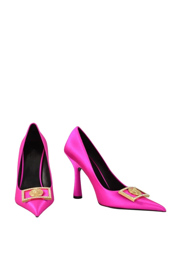 Versace Collection Satin Pumps - Fuchsia