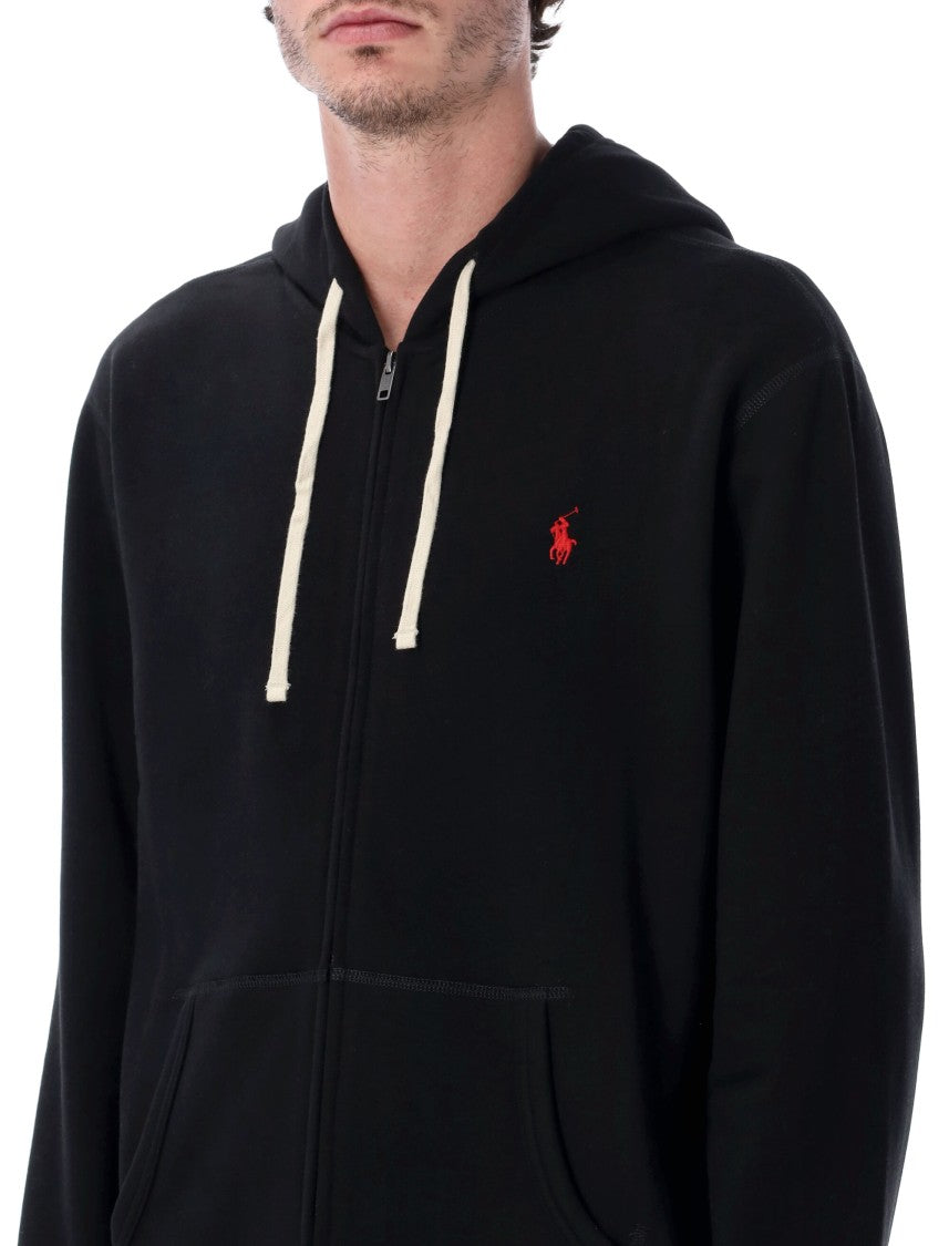 Polo Ralph Lauren Cotton-Blend Zip Hoodie With Adjustable Drawstring