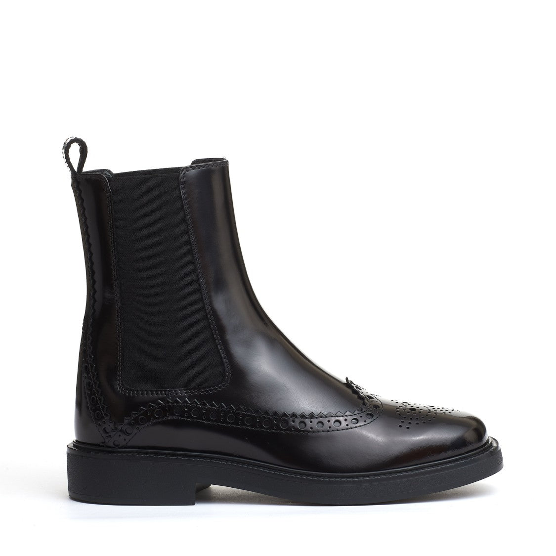 Tod's Black Perforated Ankle Boot