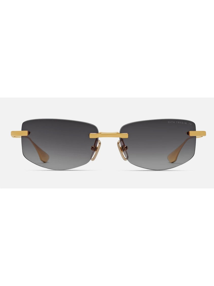 Dita Rectangular Metallic Finish Dita Sunglasses