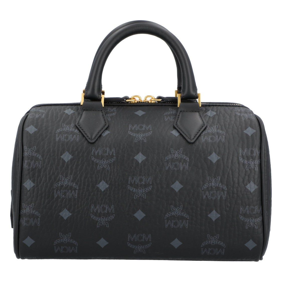 Mcm Ella Boston Bag In Visetos