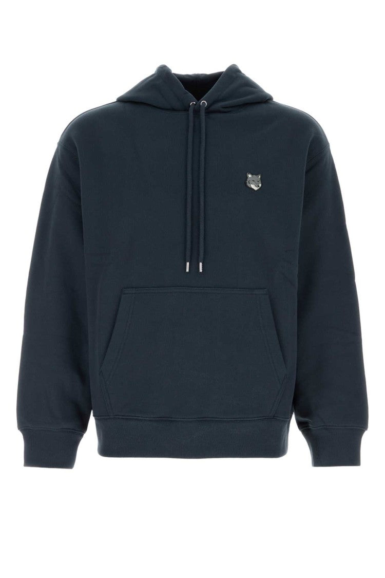 Maison Kitsuné Dark Blue Cotton Sweatshirt