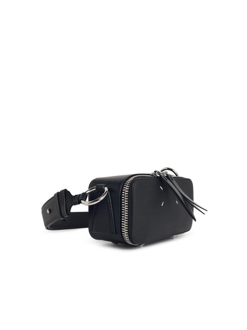 Maison Margiela Doll' Black Leather Crossbody Bag