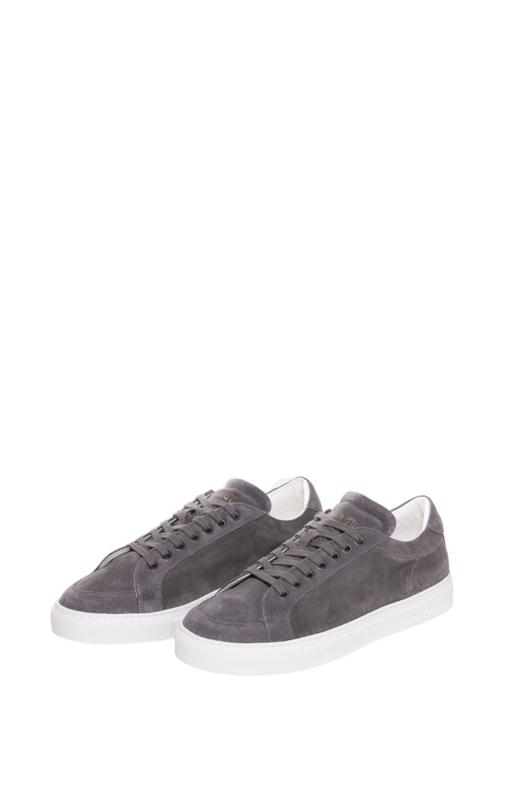 Pantofola D'oro White Fine-Grain Calf Cushioned Midsole Sneakers