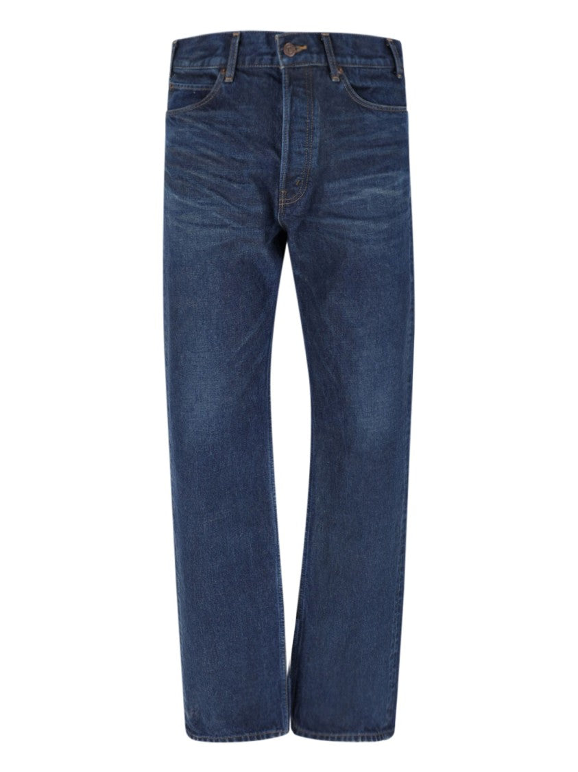 Céline Blue Kurt Straight-Leg Denim Jeans