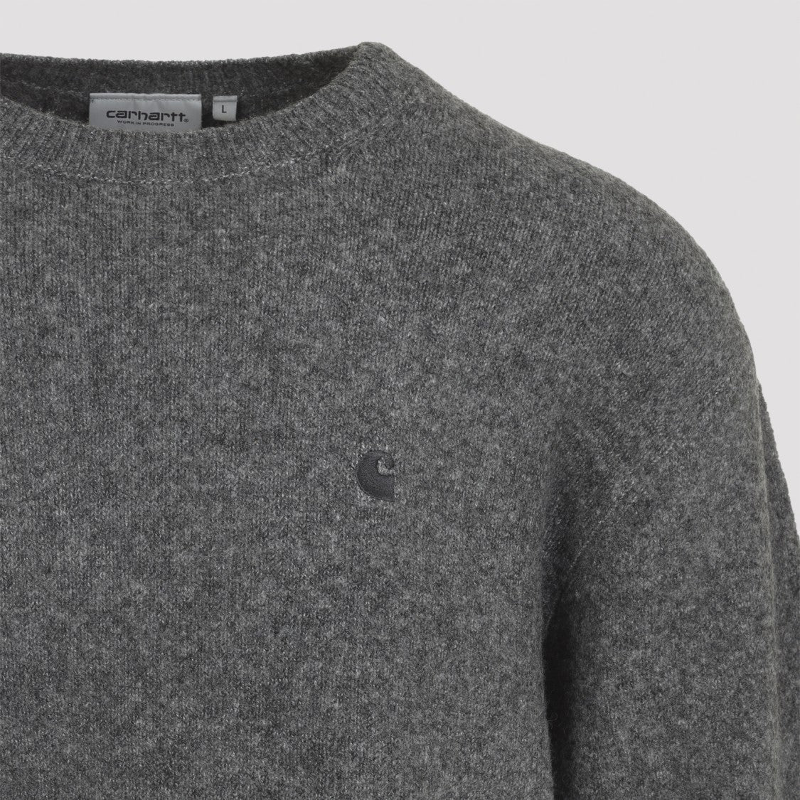 Carhartt Wip Tangled Graphite Grey Curtis Sweater