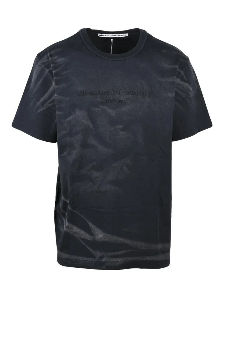 Alexander Wang Boxy Fit Black T-Shirt