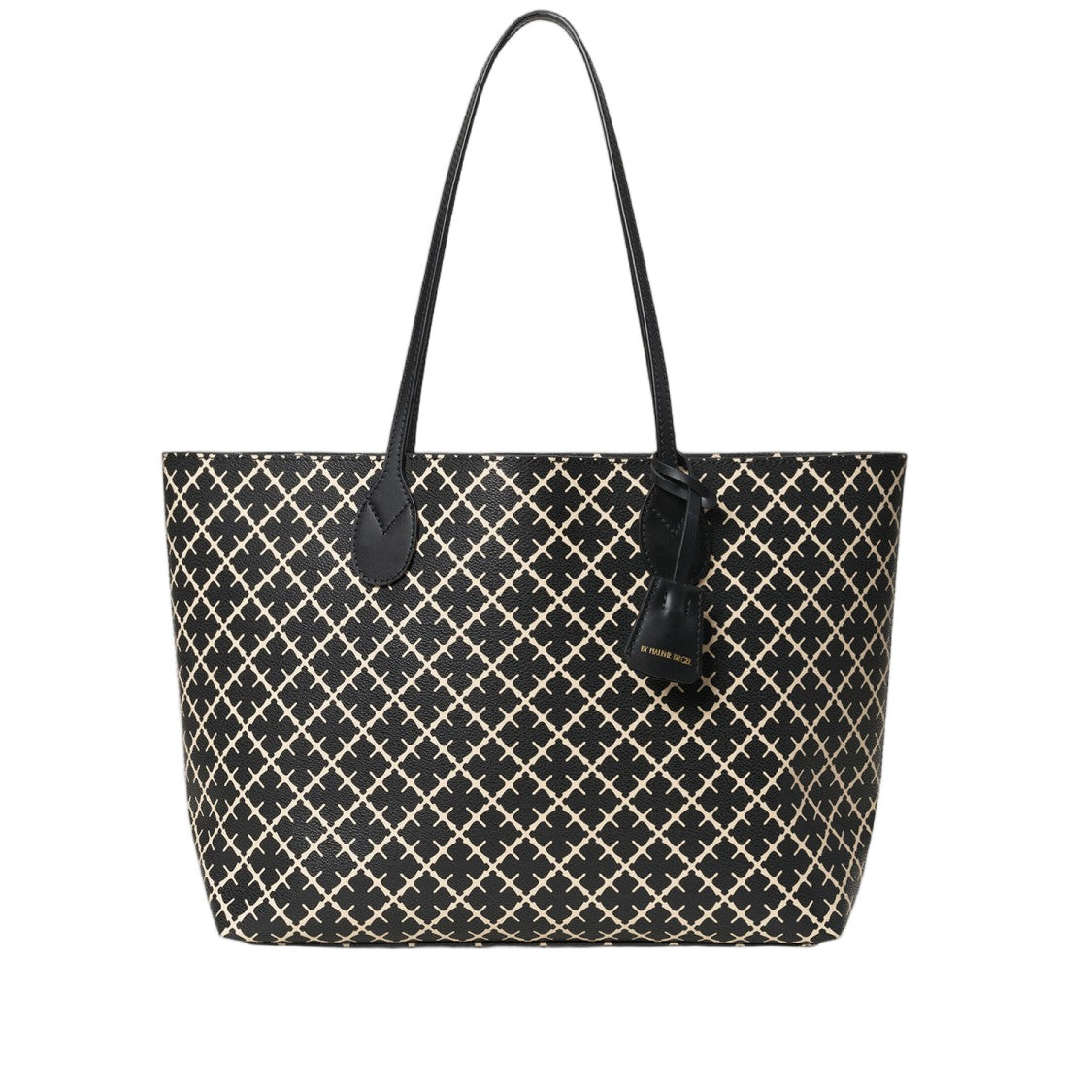 By Malene Birger Black/White Abigail Geometric Shopping Bag