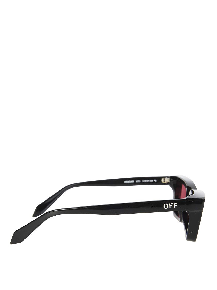 Off-White Black Cambridge Acrylic Angular Sunglasses