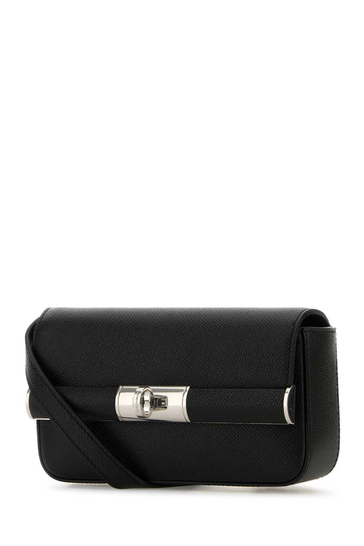 Dolce & Gabbana Black Leather Clutch