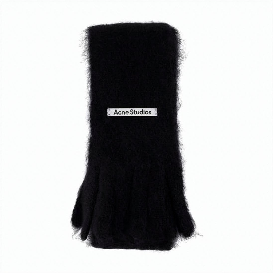 Acne Studios Plush Rectangular Scarf In Mohair-Wool Blend