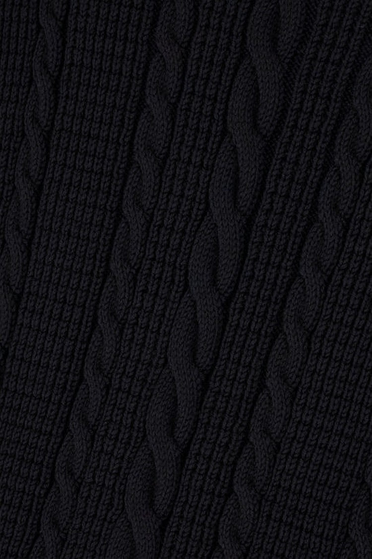 Thom Browne Textured Knit Cardigan With Deep V-Neckline And Decorative Buttons