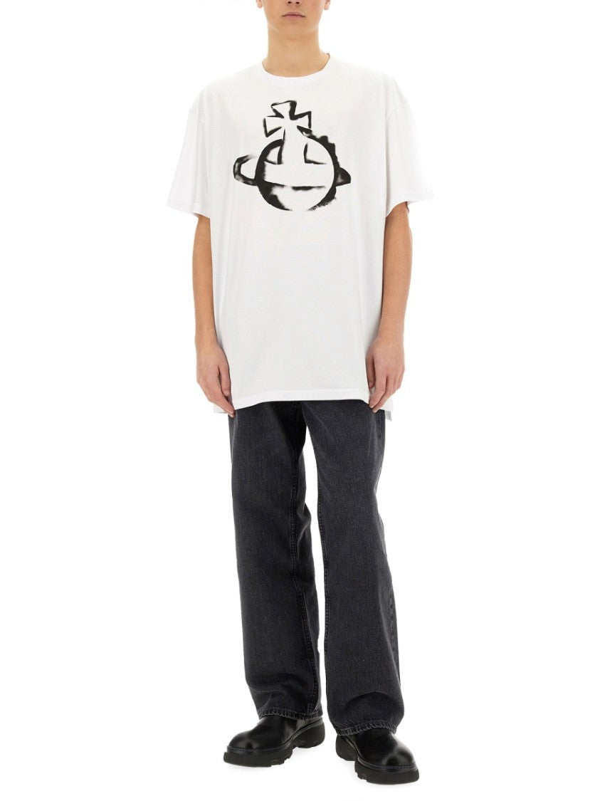 Vivienne Westwood "Stencil Orb" Oversized T-Shirt