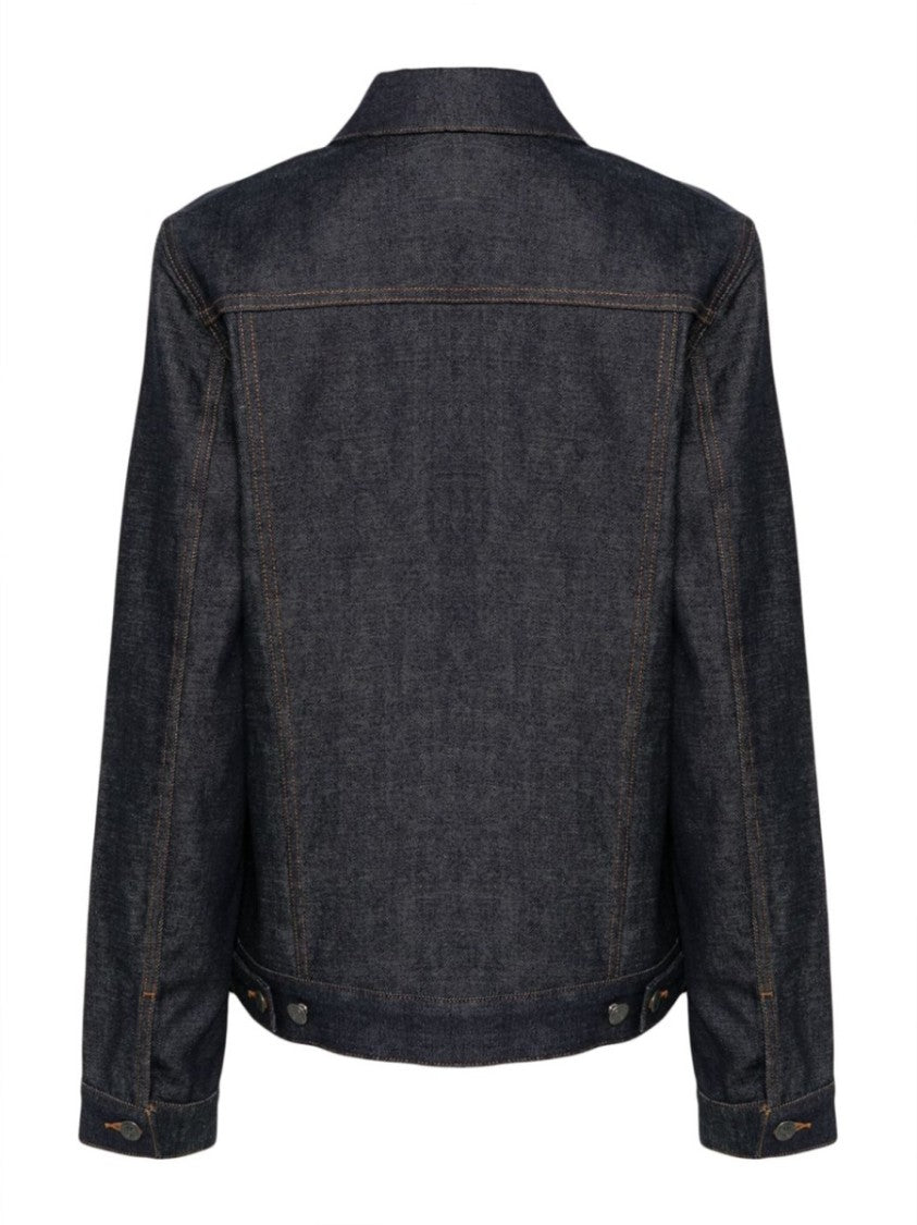 A.P.C. Classic Indigo Denim Jacket With Structured Silhouette